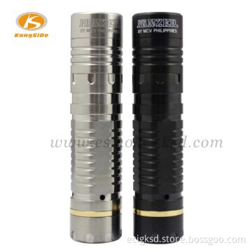China Supplier mechanic 18650 mod e cig black hawk mod panzer mod